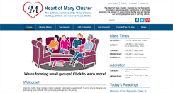 Desktop Screenshot of heartofmary.org